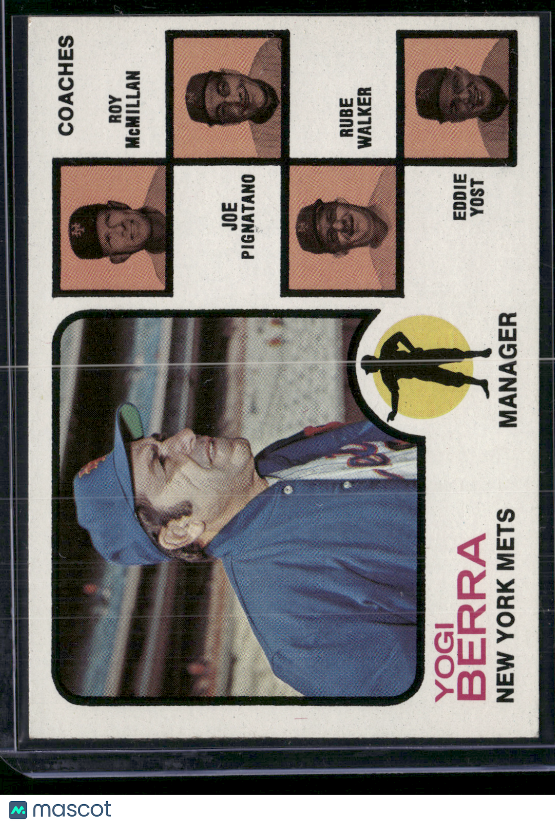 1973 Topps YOGI BERRA #257 Corner bend (VG/EX)