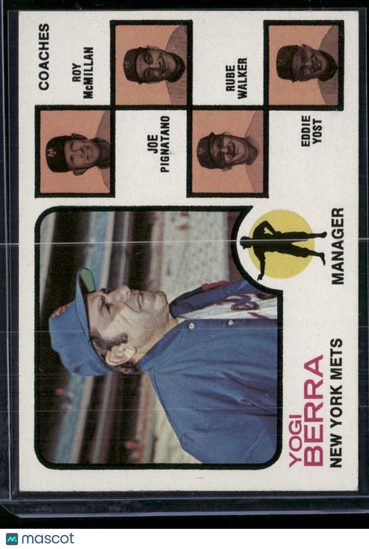 1973 Topps YOGI BERRA #257 Corner bend (VG/EX)
