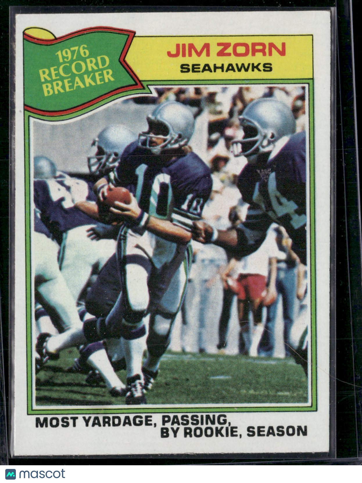 1977 Topps JIM ZORN #455 1976 Record Breaker (VG/EX-EX)