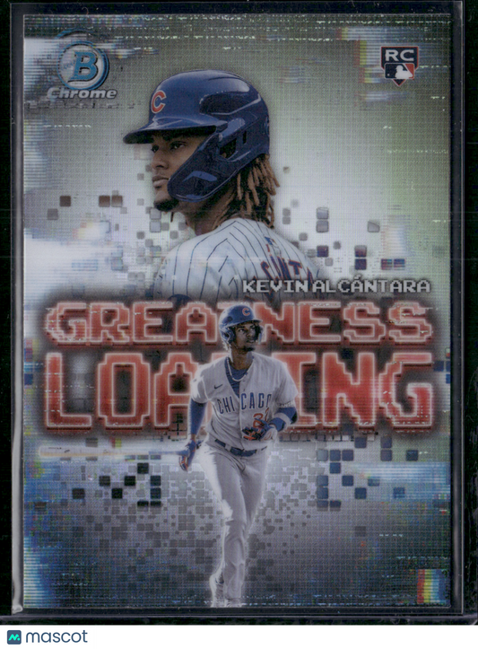 2025 Bowman KEVIN ALCANTARA Rookie Card RC #GL-3 Greatness Loading