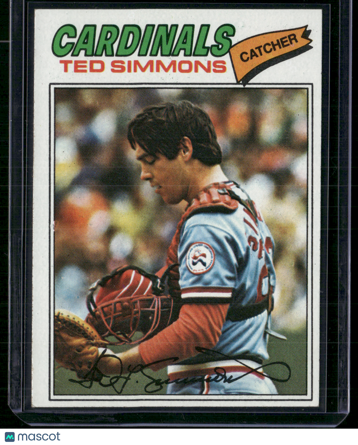 1977 Topps TED SIMMONS #470 (EX)