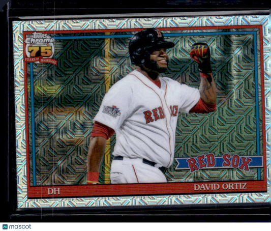 2026 Topps Series 1 DAVID ORTIZ #91C-10 1991 Topps Mojo