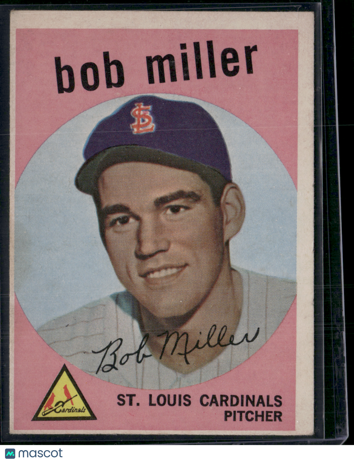 1959 Topps BOB MILLER #379 (VG-VG/EX)