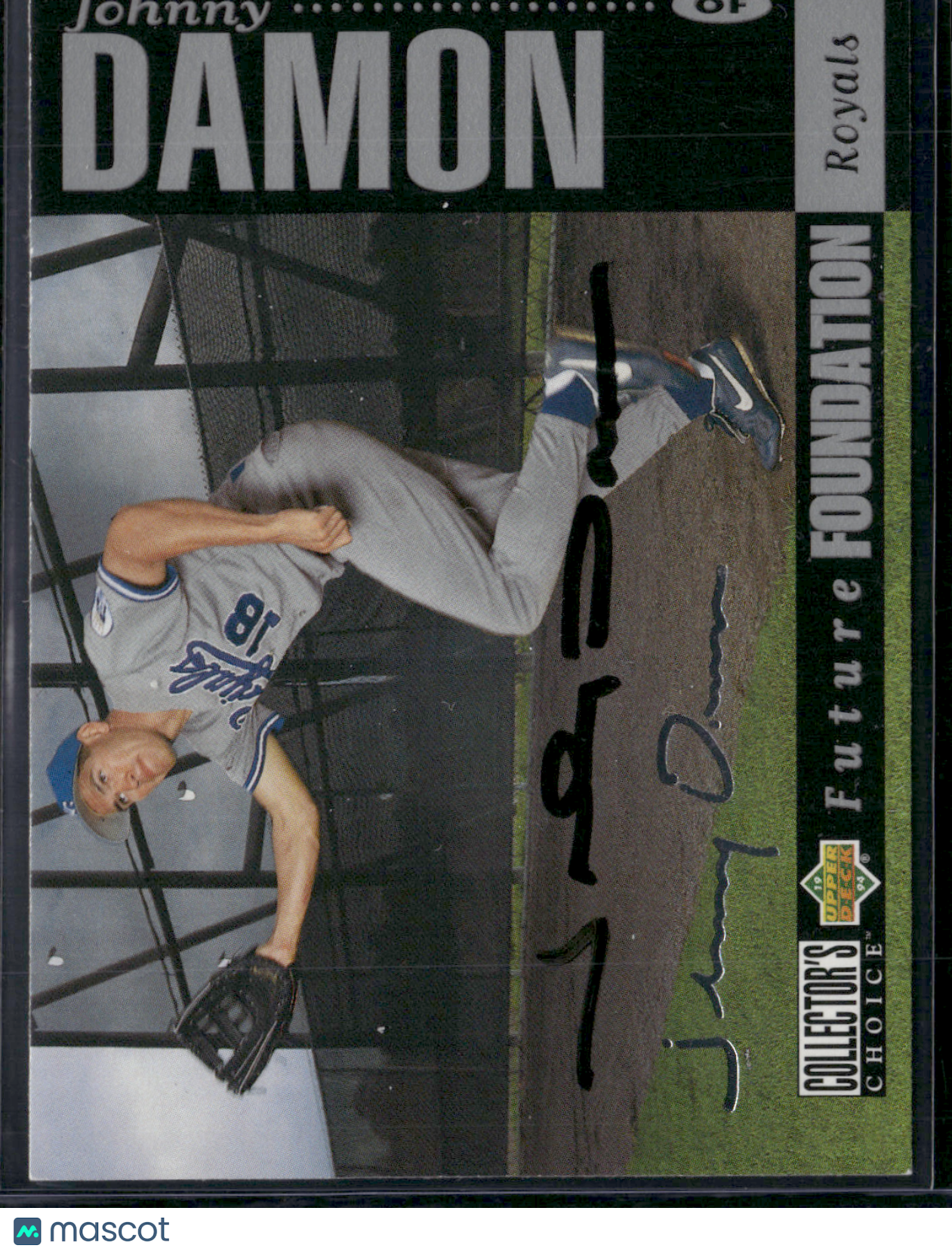1994 Collectors Choice JOHNNY DAMON #642 Auto (Not Authenticated) (VG-EX)