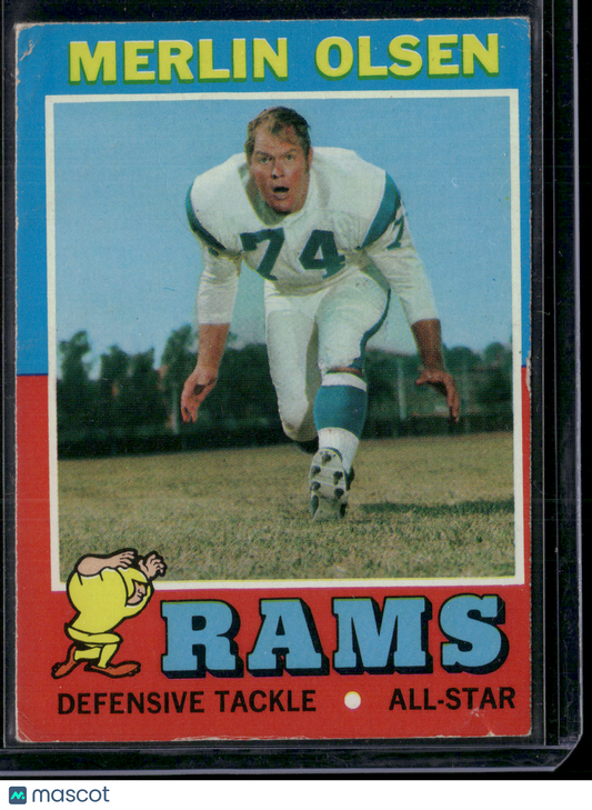 1971 Topps MERLIN OLSEN #125