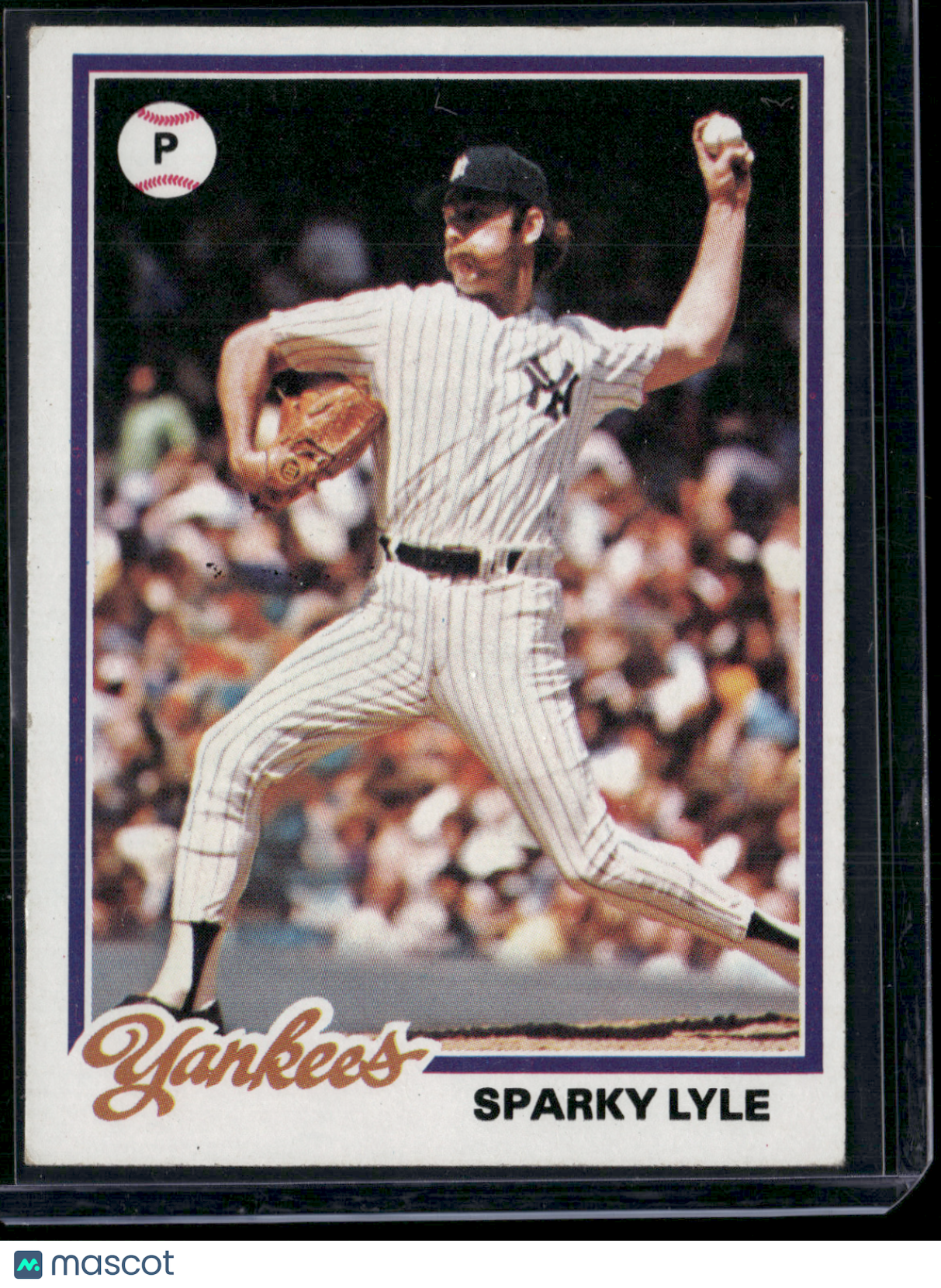 1978 Topps SPARKY LYLE #35 Slight Edge Chip (EX)