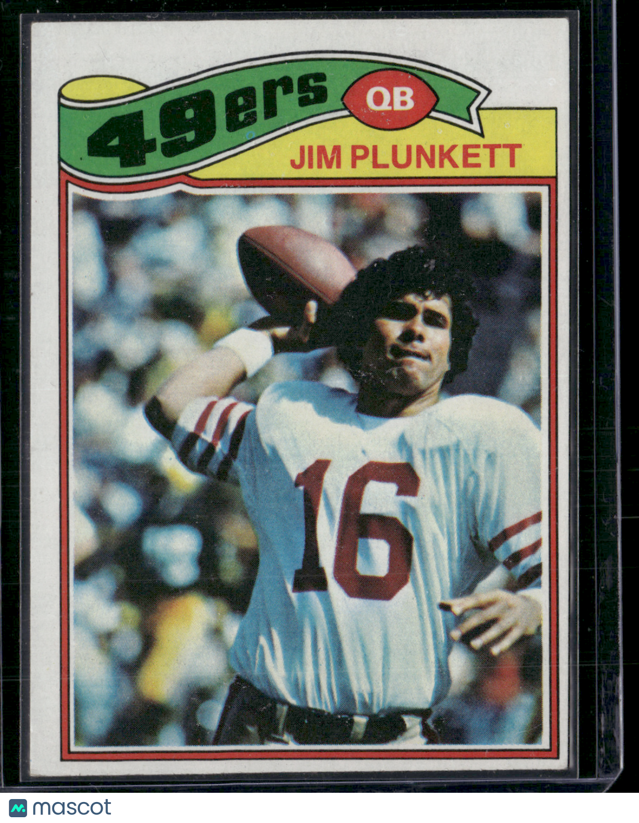 1977 Topps JIM PLUNKETT #331 (VG/EX-EX)