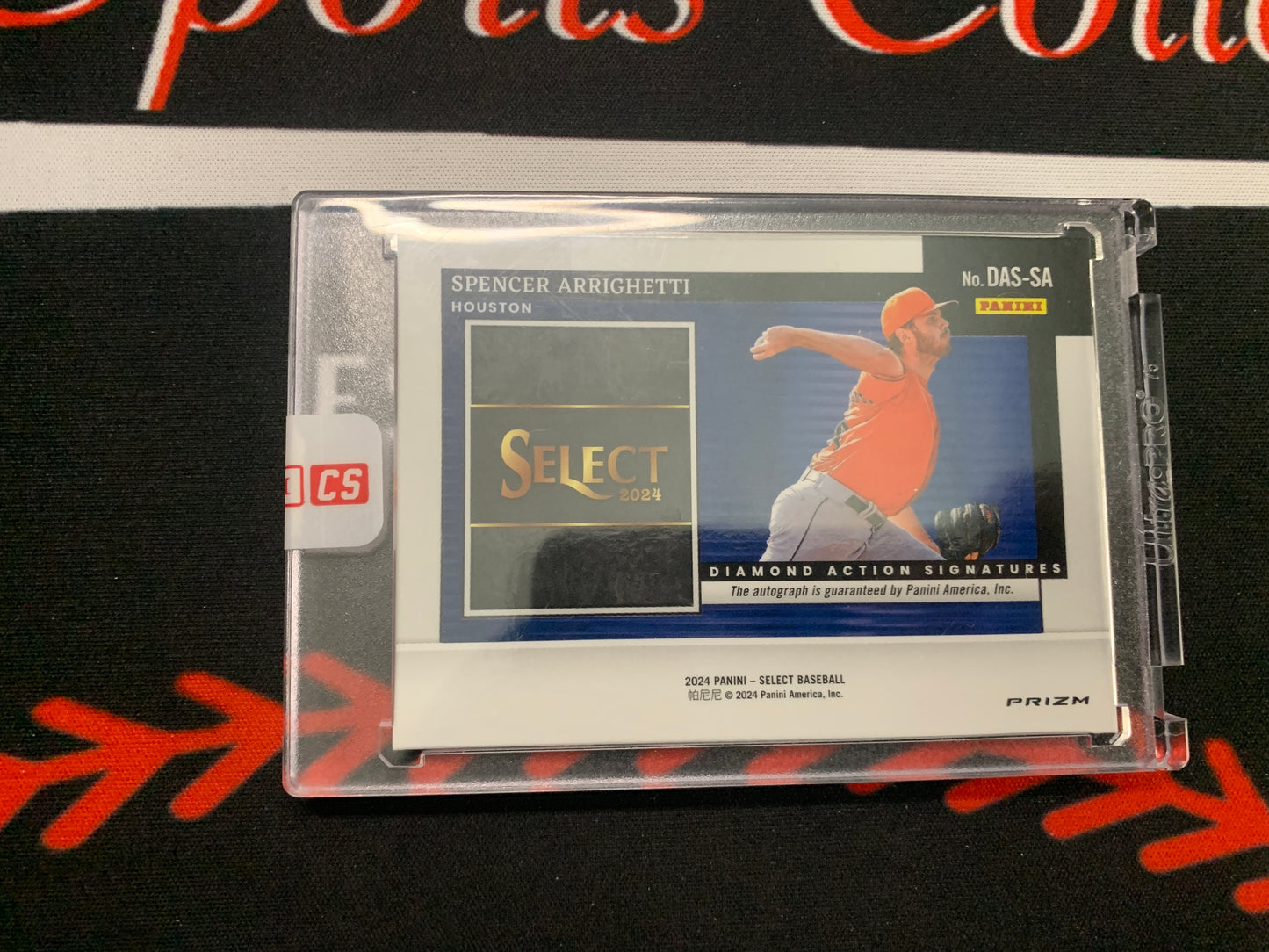 2024 Select SPENCER ARRIGHETTI #DAS-SA Diamond Action Signatures Auto Rookie(NM)