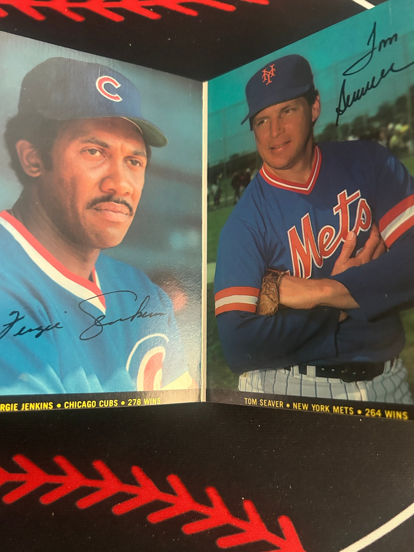 1983 Topps BASEBALL FOLDOUTS 17 Pitching Leaders Set 1 of 5 (EX)
