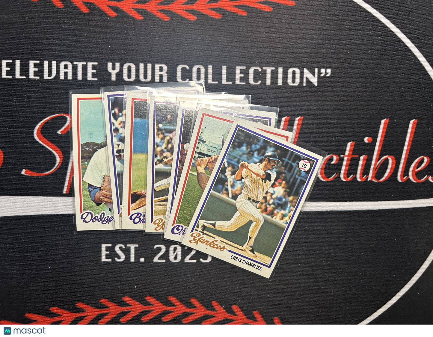 1978 Topps - 7 CARDLOT (VG-VG/EX)