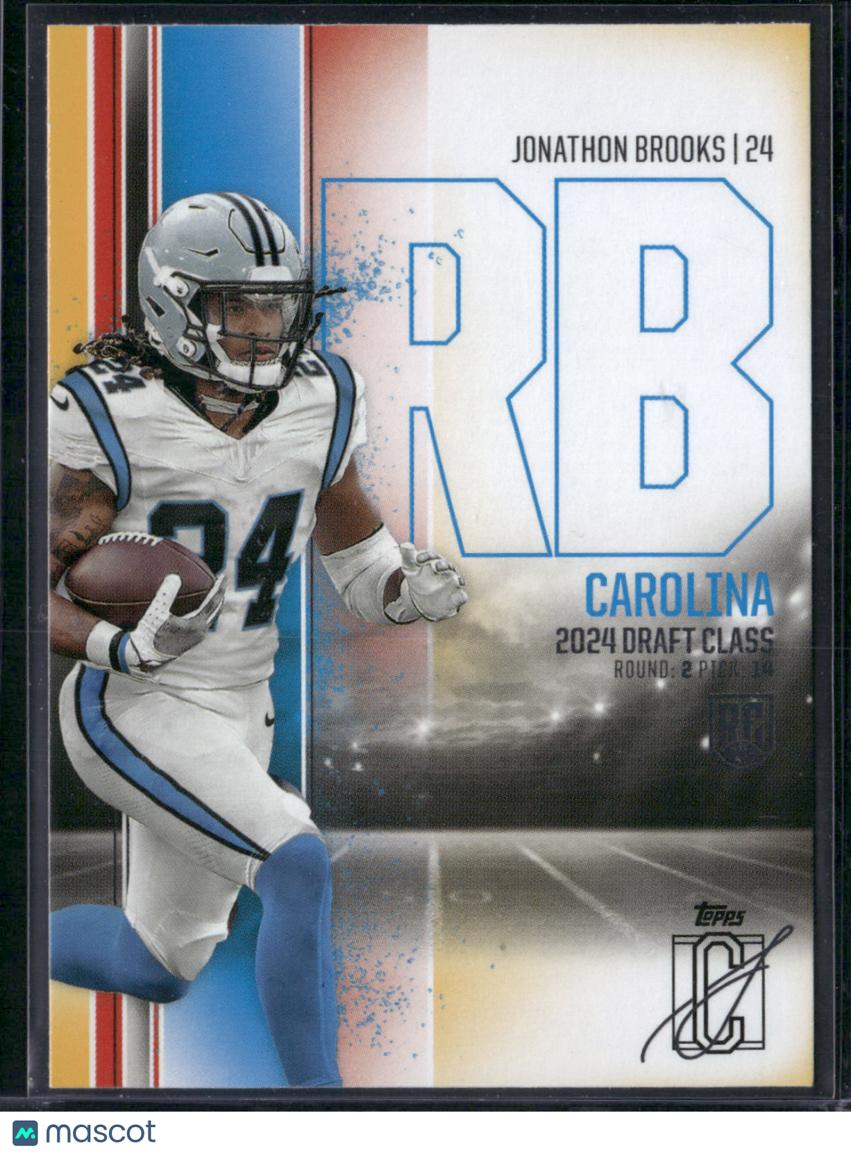 2024 Topps Signature Class JONATHON BROOKS #81 COLORFUL Rookie Card RC