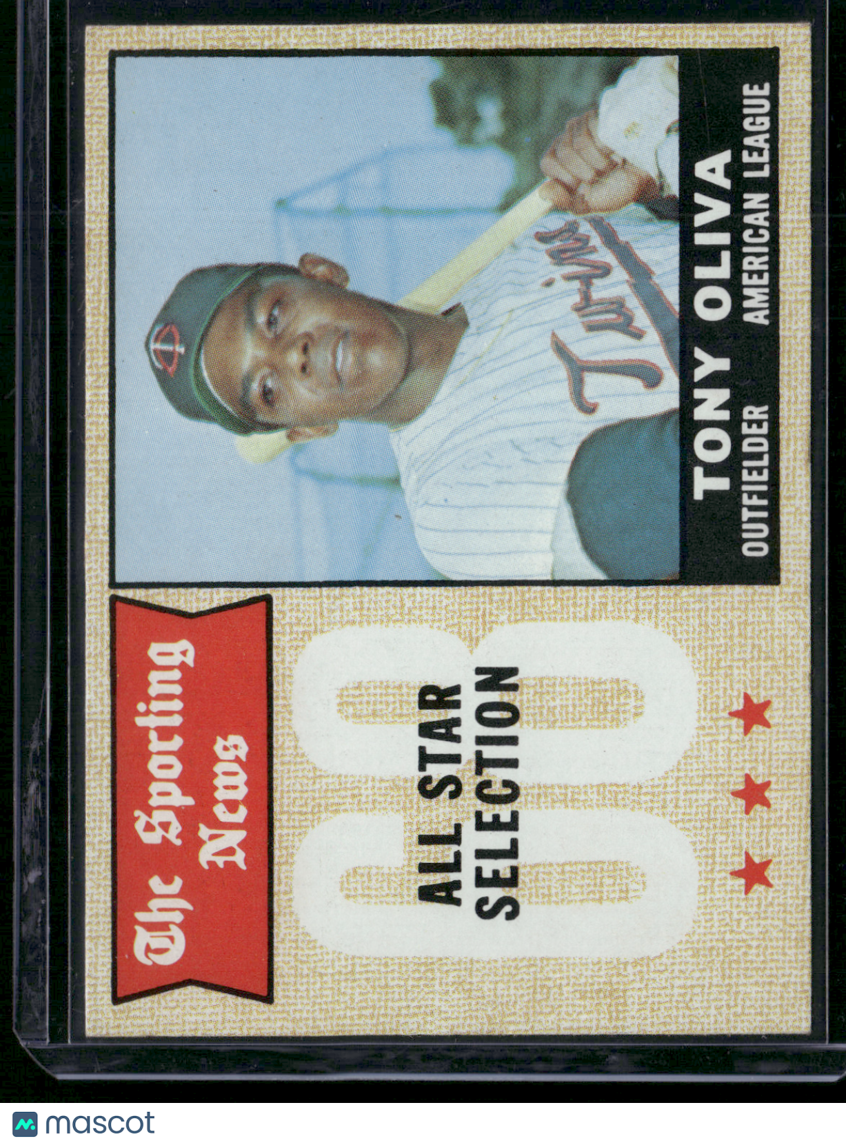 1968 Topps TONY OLIVA #371 ALL STAR