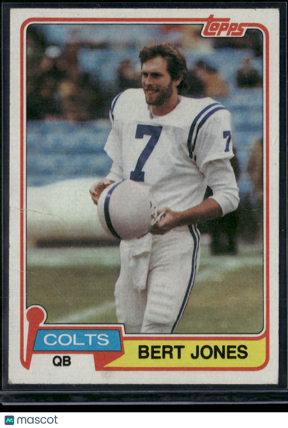 1981 Topps BERT JONES #525 Wrinkles (VG)