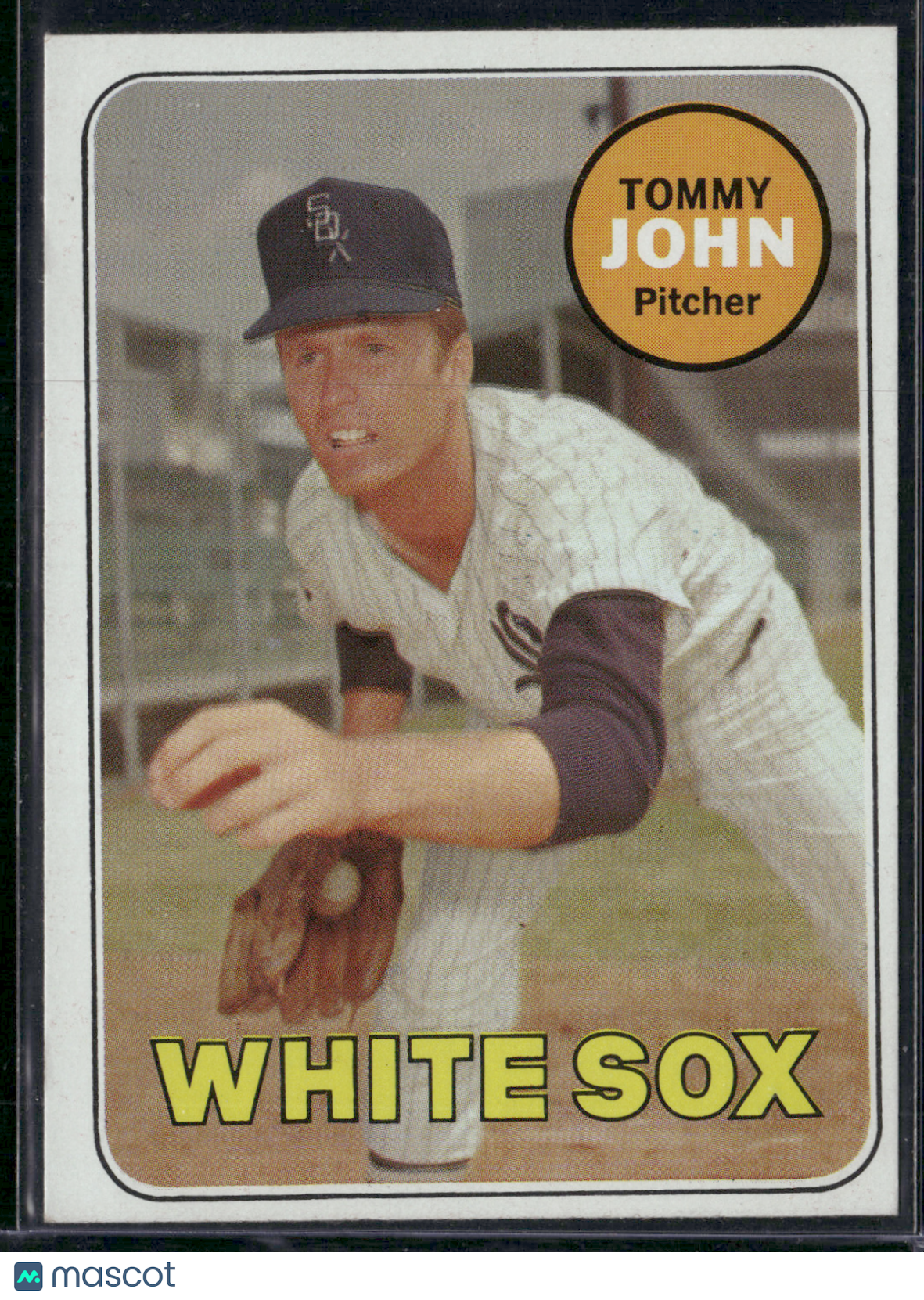 1969 Topps TOMMY JOHN #465 (EX)