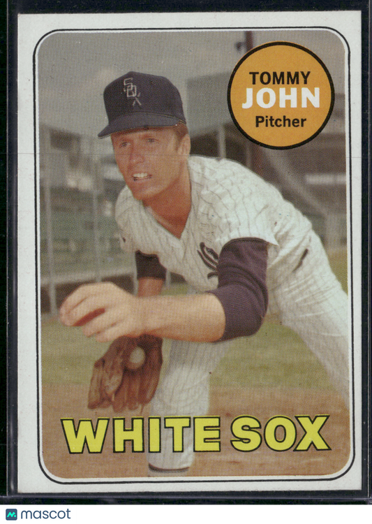1969 Topps TOMMY JOHN #465 (EX)