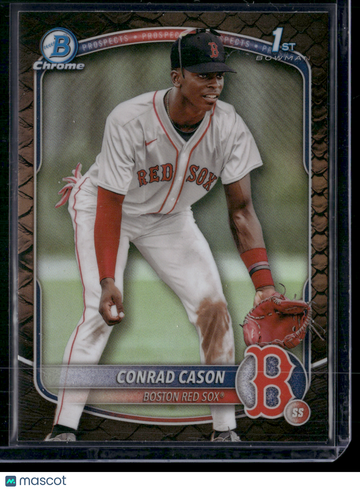 2025 Chrome CONRAD CASON #BCP-130 Reptillian 1st Bowman (NM)