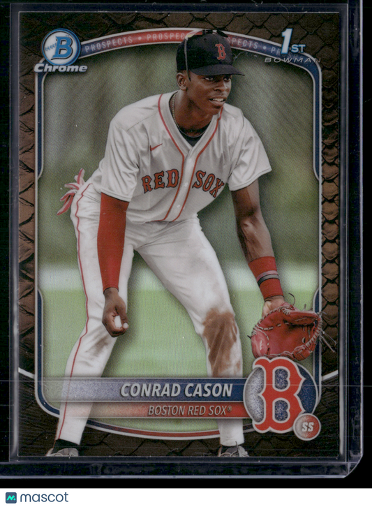 2025 Chrome CONRAD CASON #BCP-130 Reptillian 1st Bowman (NM)