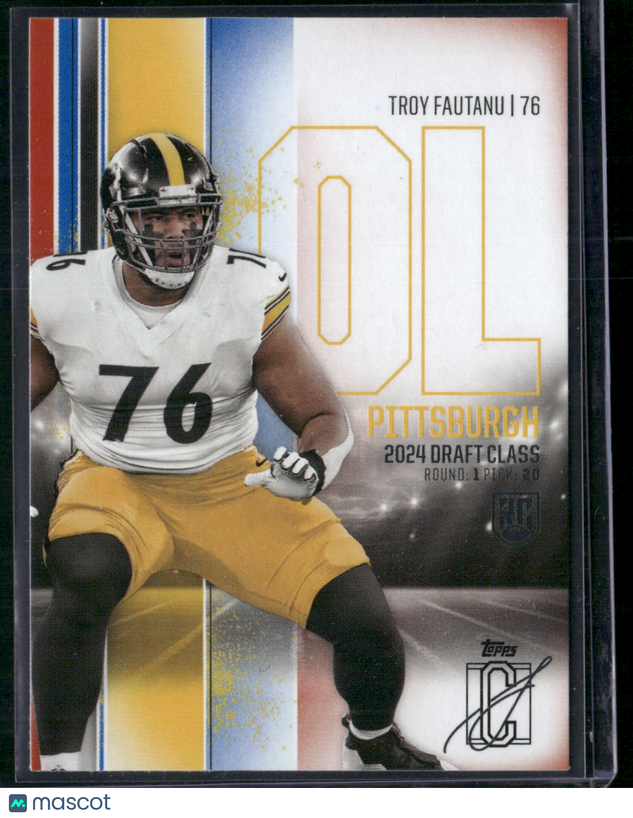 2024 Topps Signature Class TROY FAUTANU #173 COLORFUL Rookie Card RC