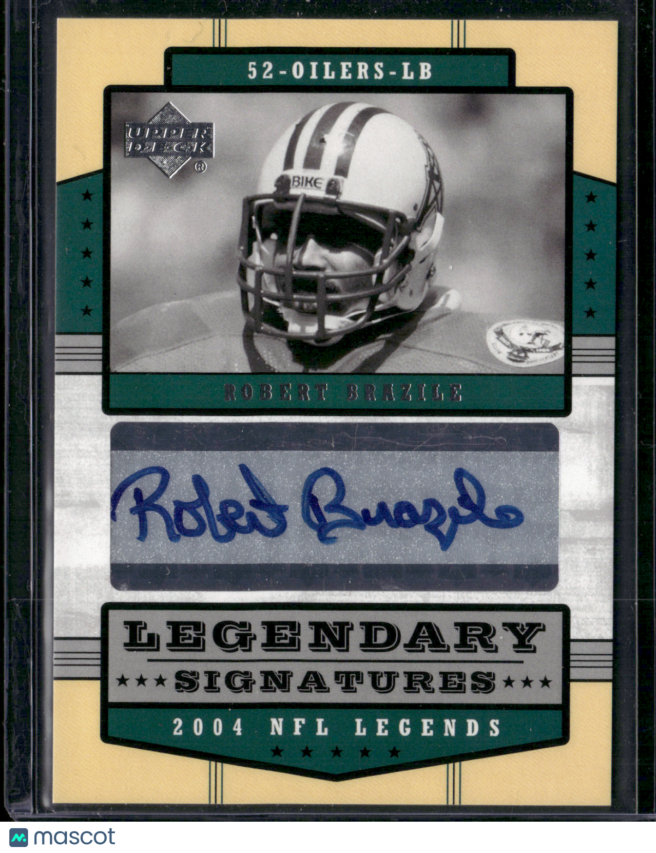 2004 Upper Deck ROBERT BRAZILE #LS-RB Legendary Signatures Auto (NM)
