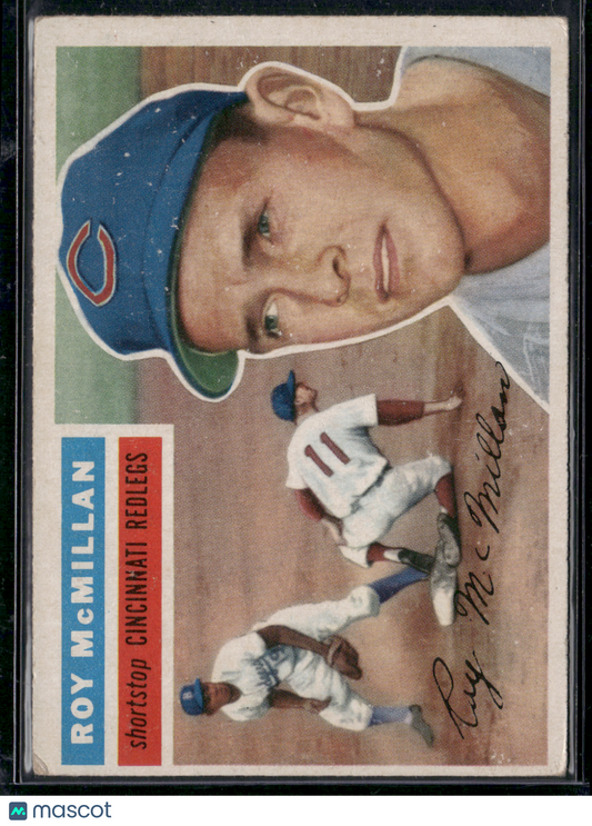 1956 Topps ROY MCMILLAN #123 Slight Warpage