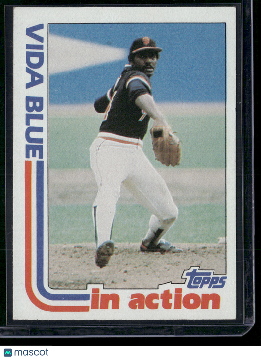 1982 Topps VIDA BLUE #431 In Action (EX)
