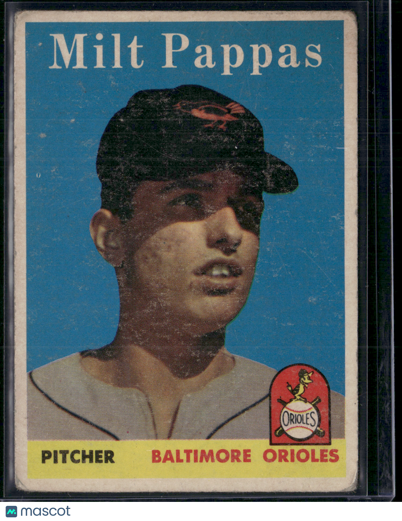 1958 Topps MILT PAPPAS #457 Rookie RC