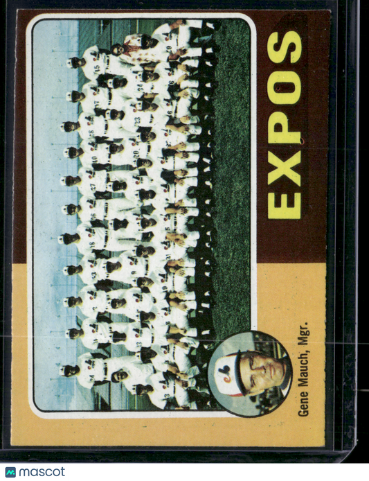 1975 Topps MONTREAL EXPOS #101 (EX)