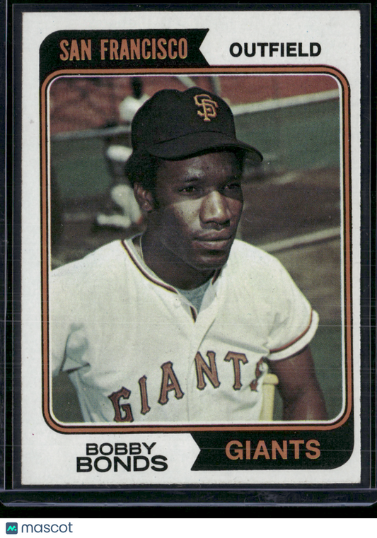 1974 Topps BOBBY BONDS #30 Stain on Back (EX)