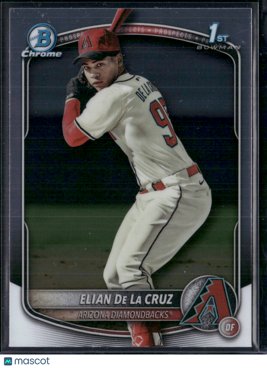 2025 Bowman Chrome ELIAN DE LA CRUZ #BCP-249 Chrome 1st Bowman