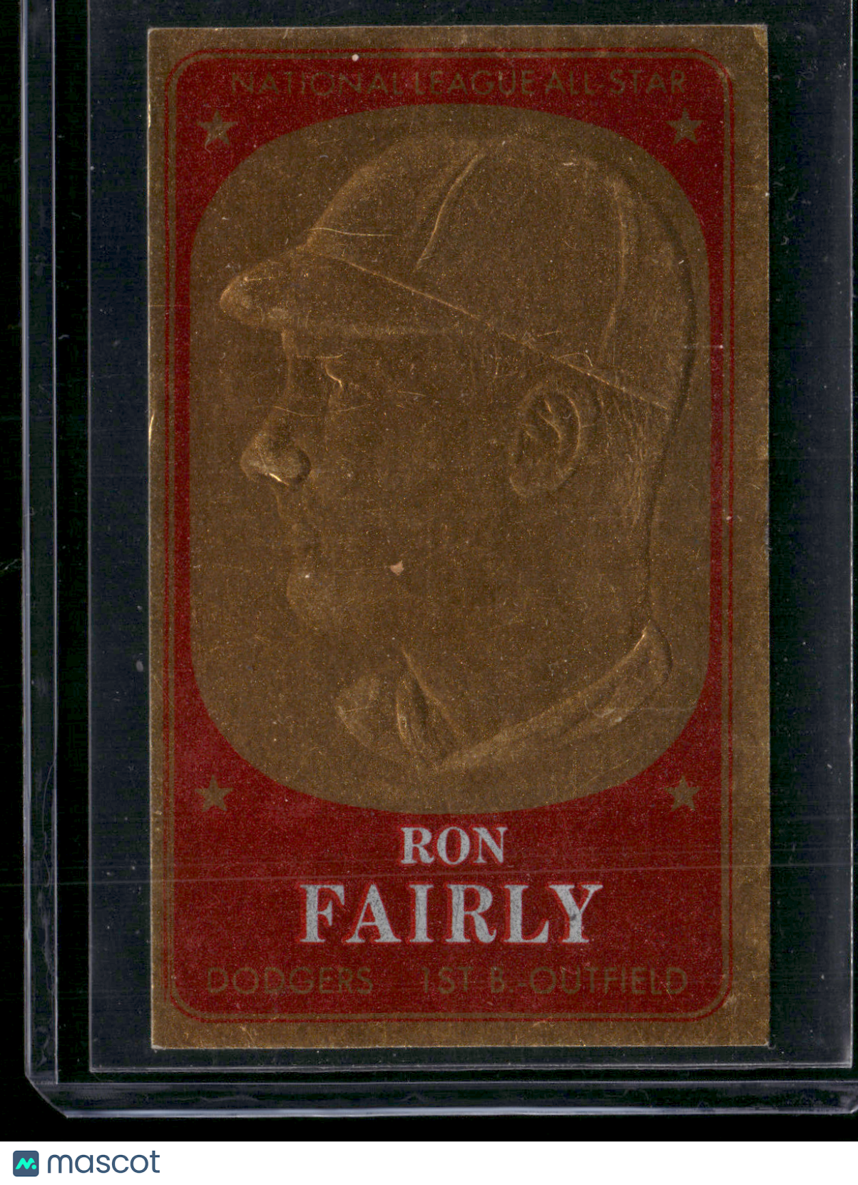 1965 Embossed RON FAIRLY #2 Light Scratches (VG-VG/EX)