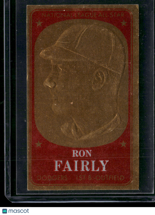 1965 Embossed RON FAIRLY #2 Light Scratches (VG-VG/EX)