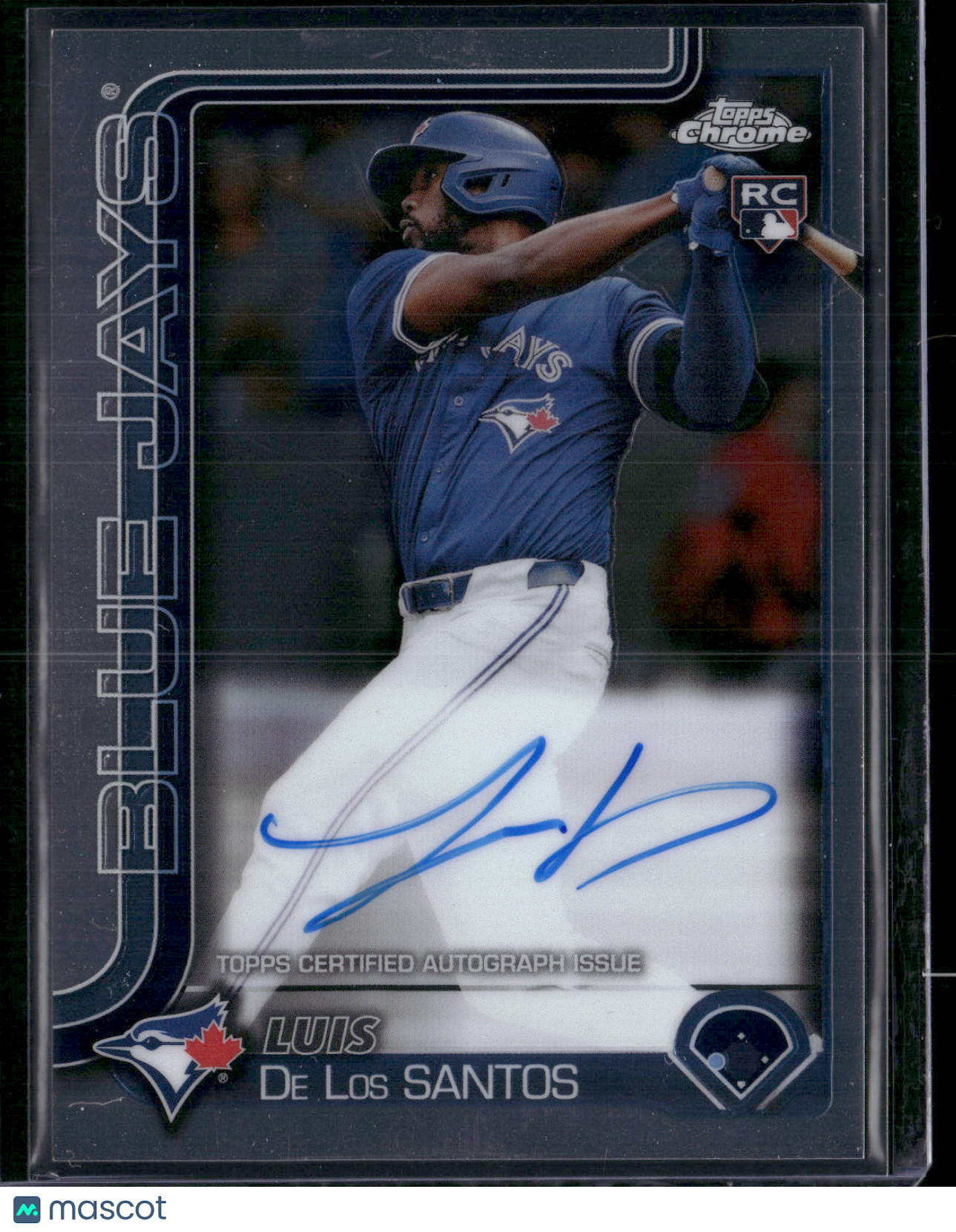 2025 Topps Chrome LUIS DE LOS SANTOS #RA-LD AUTO Rookie RC