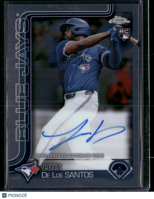 2025 Topps Chrome LUIS DE LOS SANTOS #RA-LD AUTO Rookie RC
