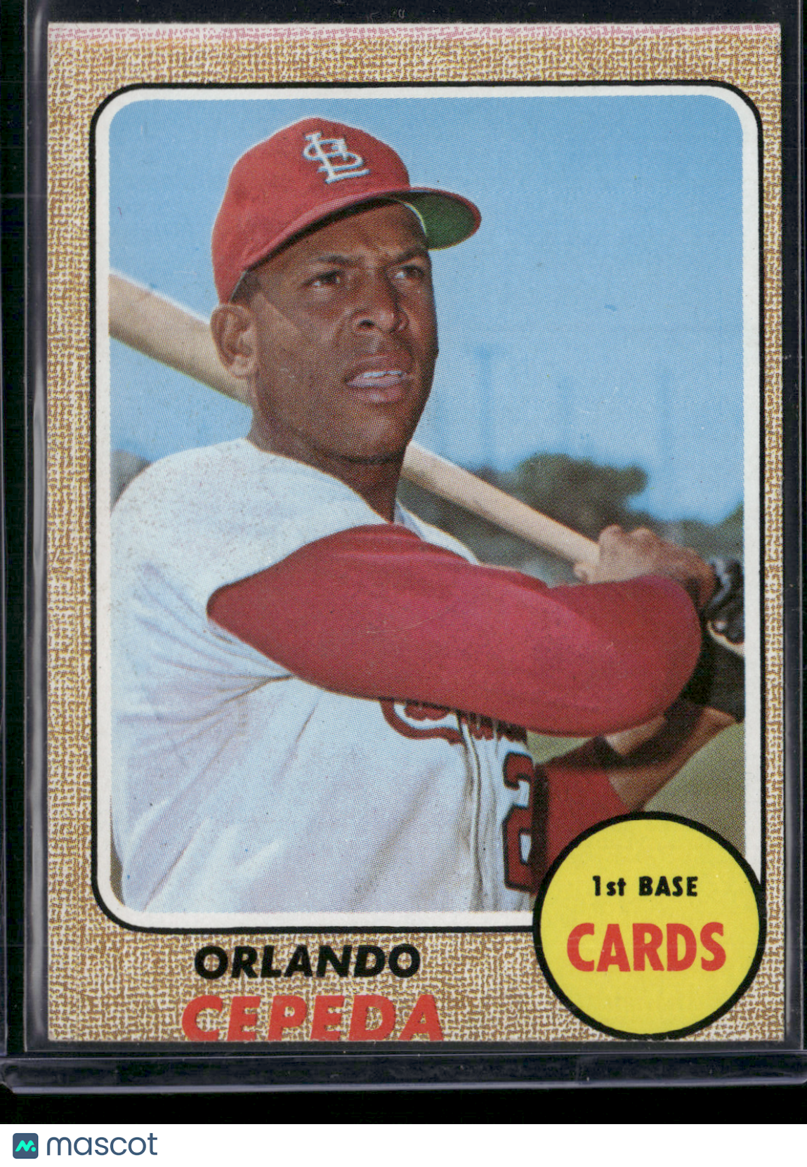 1968 Topps ORLANDO CEPEDA #200 Staining (VG)