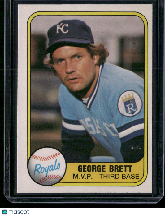 1981 Fleer GEORGE BRETT #28 MVP (NM)