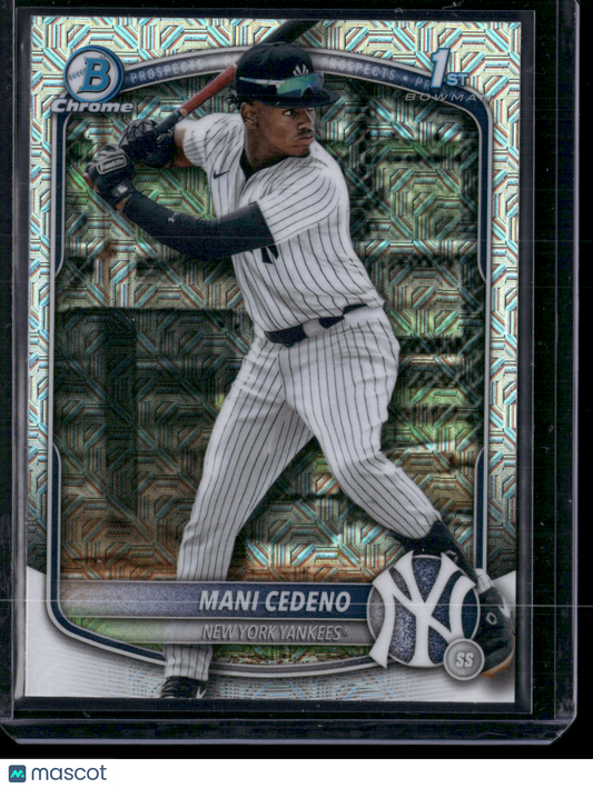 2025 Bowman Chrome MANI CEDENO #BCP-199 Mega 1st Bowman