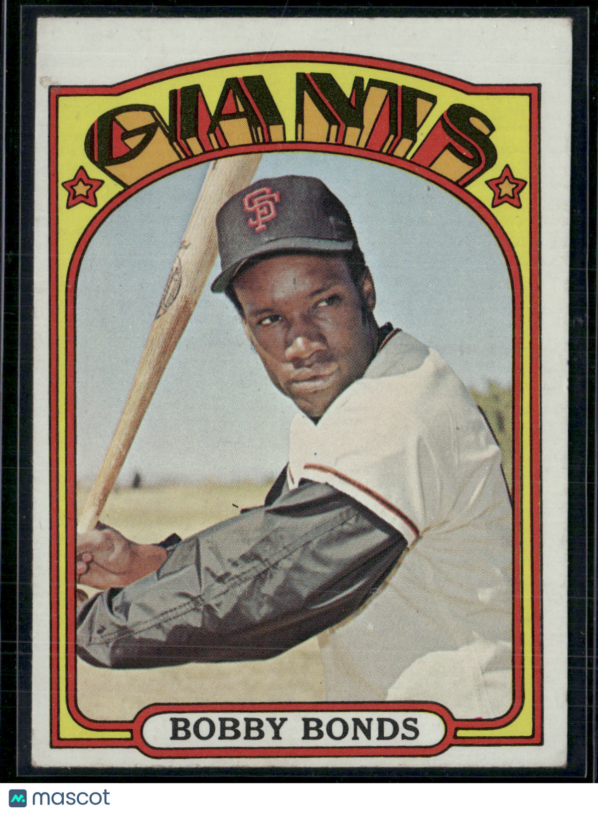 1972 Topps BOBBY BONDS #711 Ink on Back (VG/EX-EX)