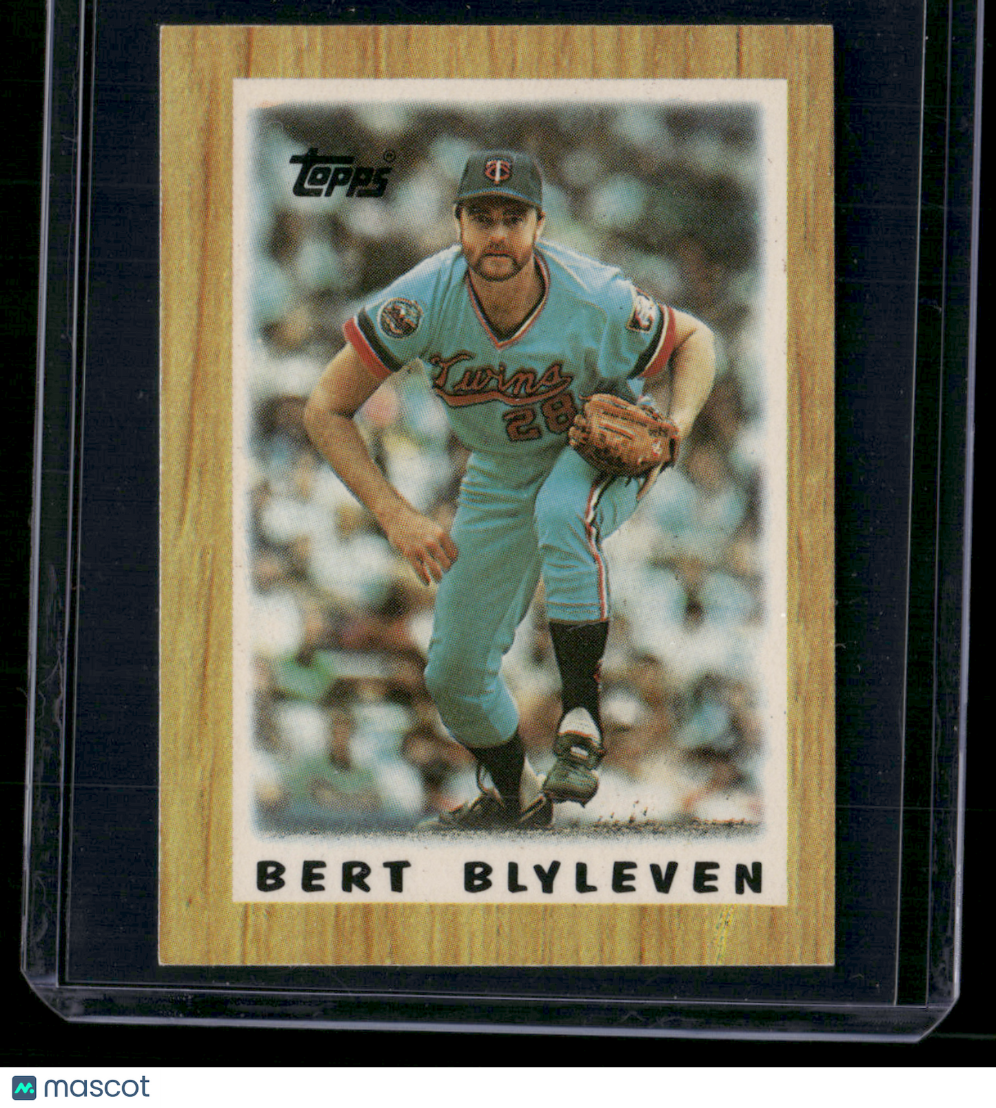 1987 Topps Mini BERT BLYLEVEN #61 (NM)