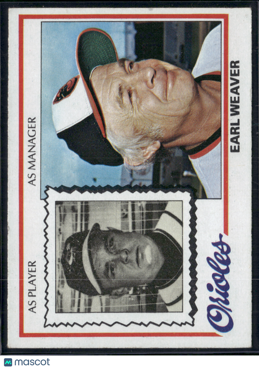 1978 Topps EARL WEAVER #211 (EX)