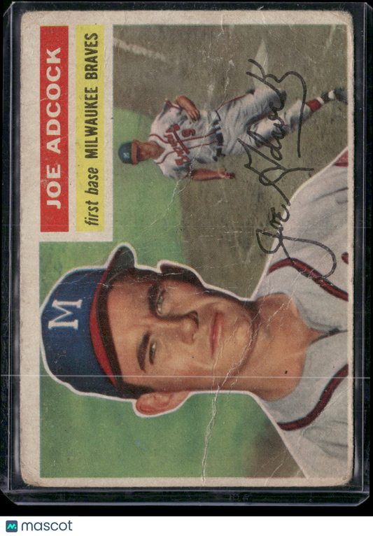 1956 Topps JOE ADCOCK #320 Wrinkles (Good)