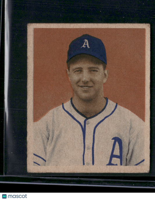 1949 Bowman BILL MCCAHAN #80 Light Wrinkles on back