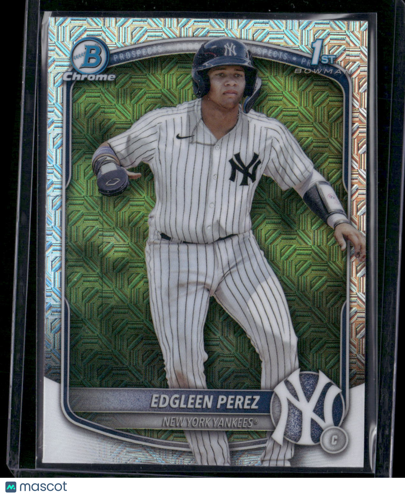 2025 Bowman EDGLEEN PEREZ #BCP-80 Chrome Mojo 1st Bowman