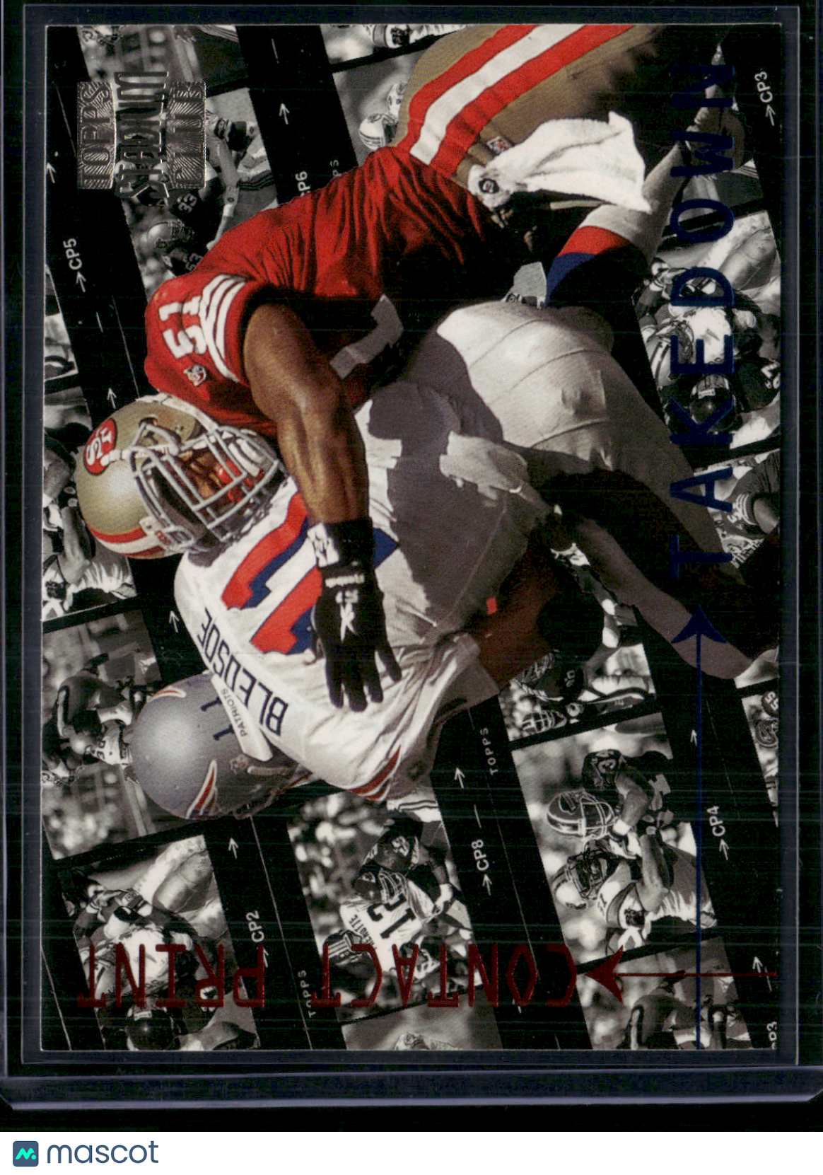 1996 Stadium Club DREW BLEDSOE/KEN NORTON #CP1 Contact Point (NM)