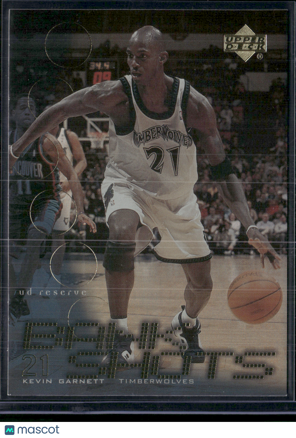 2001 Upper Deck KEVIN GARNETT #BK1 Bank Shots Refractor (NM)