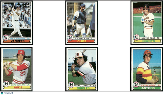 1979 Topps 6 ~ CARDLOT Jay Johnstone/Joe Sambito (EX)