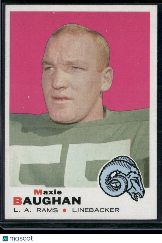 1969 Topps MAXIE BAUGHAN #169 (EX/MT)
