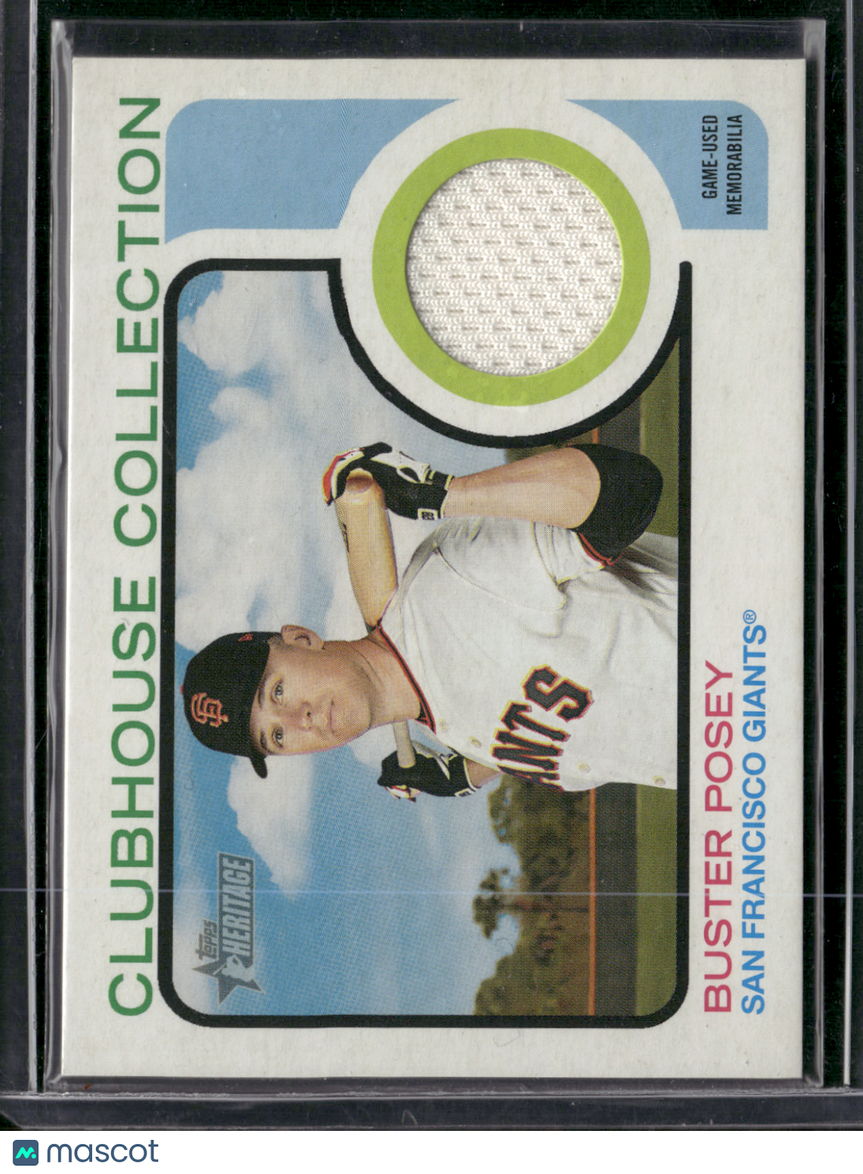 2022 Heritage BUSTER POSEY #CC-BP Clubhouse Collection Relic (NM)