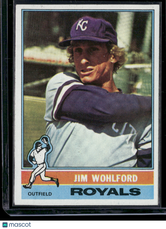 1976 Topps JIM WOHLFORD #286 (VG-EX)