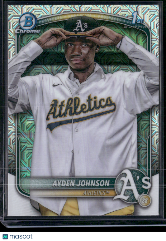 2025 Bowman Chrome AYDEN JOHNSON #BCP-197 Mega 1st Bowman