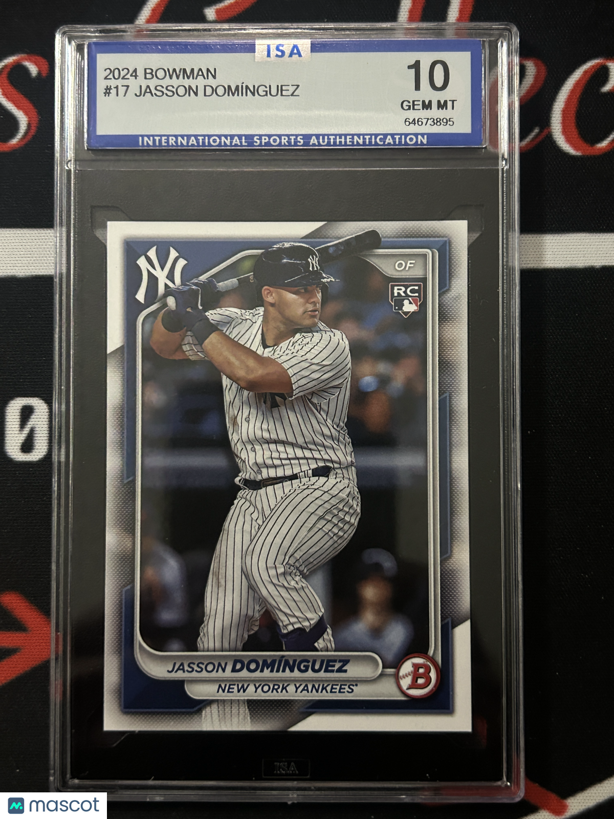 2024 Bowman Jasson Dominguez #17 ISA 10